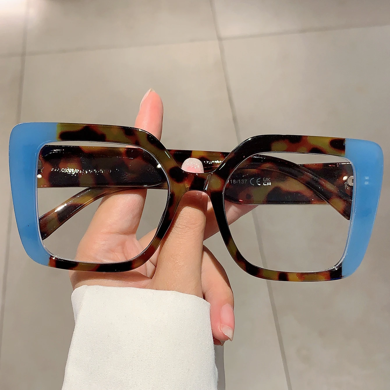 Okulary GM LUMIAS Oversized Sq – Women'S Fashion Glasses Non Prescription recenzja i cena