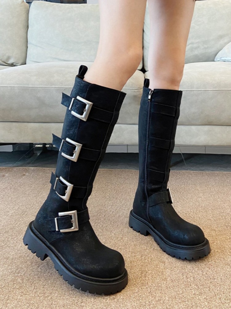 Damskie buty do kolan z wielom – Women'S Fashion Riding Boots recenzja i cena