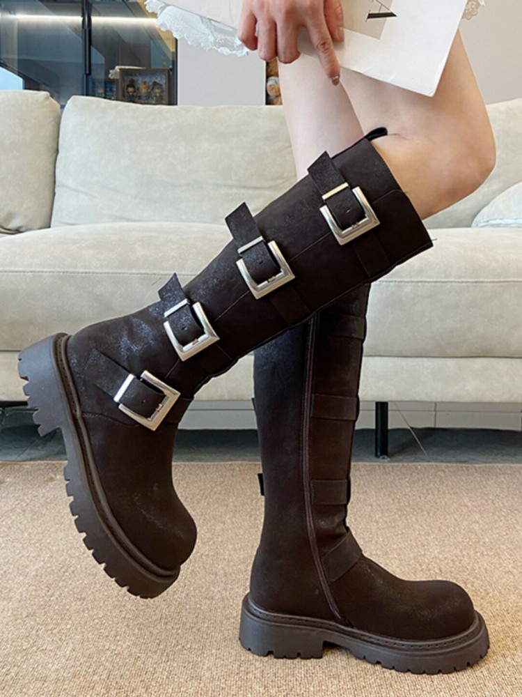 Damskie buty do kolan z wielom – Women'S Fashion Riding Boots recenzja i cena