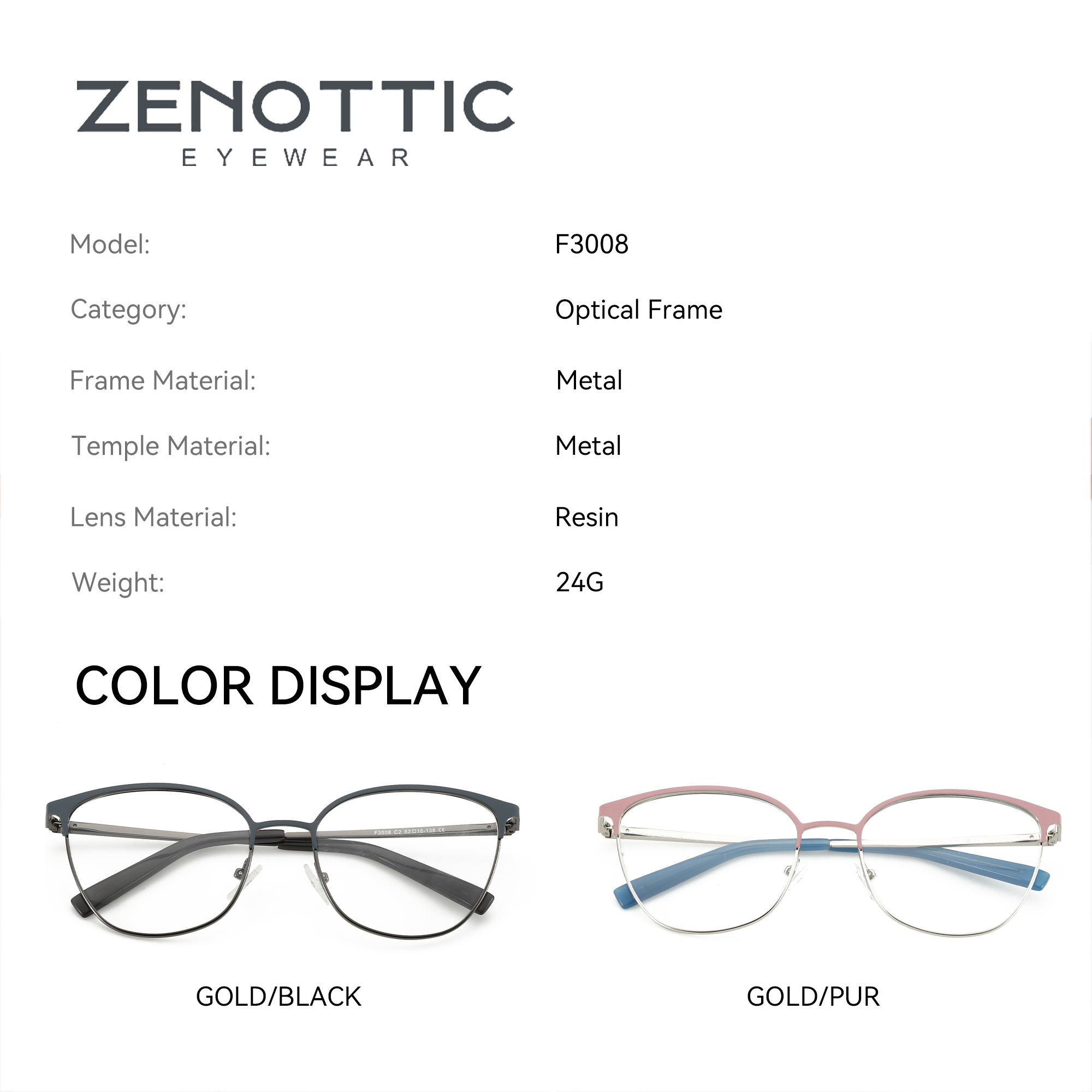 Oprawki okularowe ZENOTTIC Fas – Women'S Fashion Glasses Non Prescription recenzja i cena