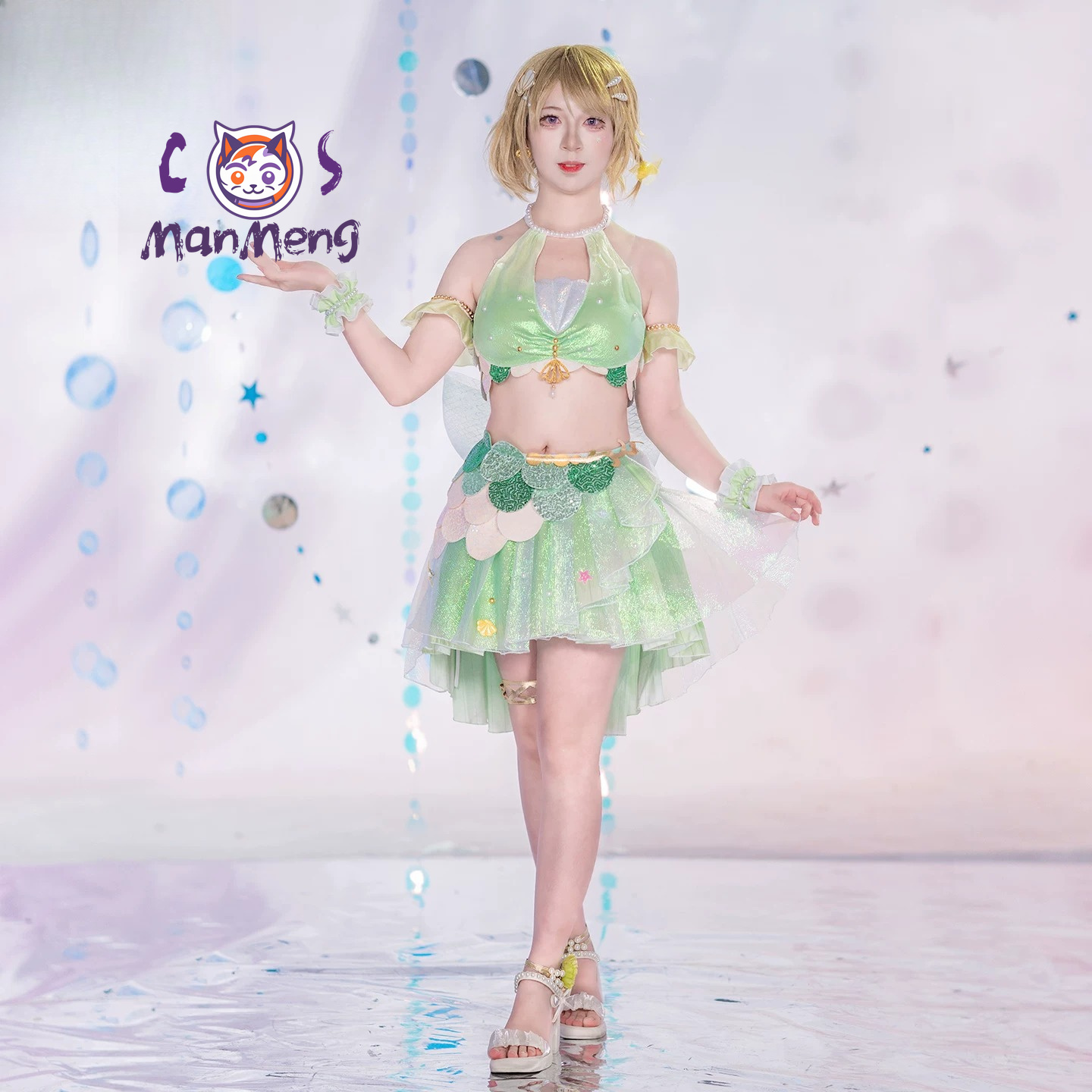 Anime LoveLive! Kostium Syreny – Women'S Fashion Trousers recenzja i cena