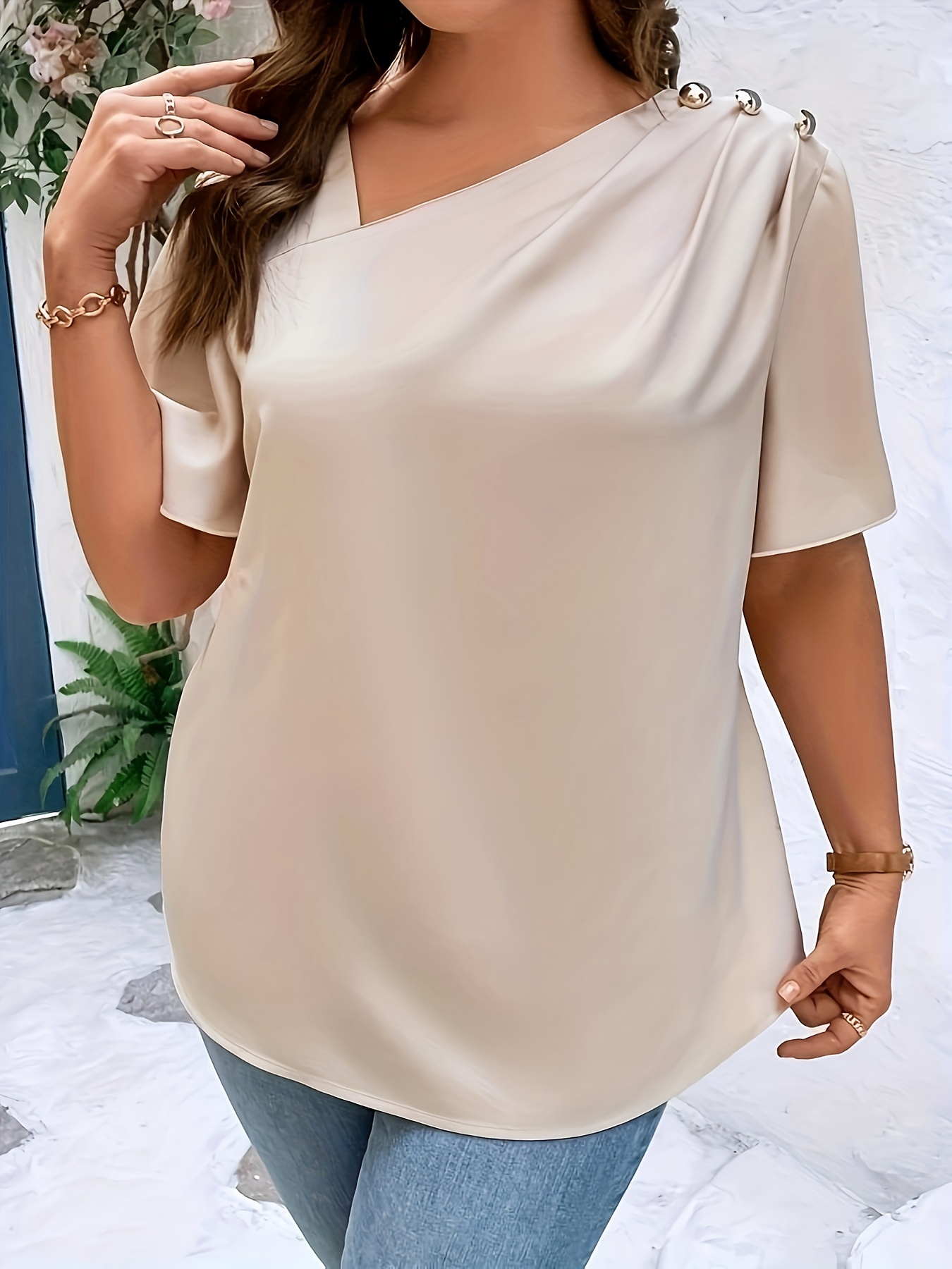 Plus SizeTemperament Blouse Ca – Women'S Fashion Essentials recenzja i cena