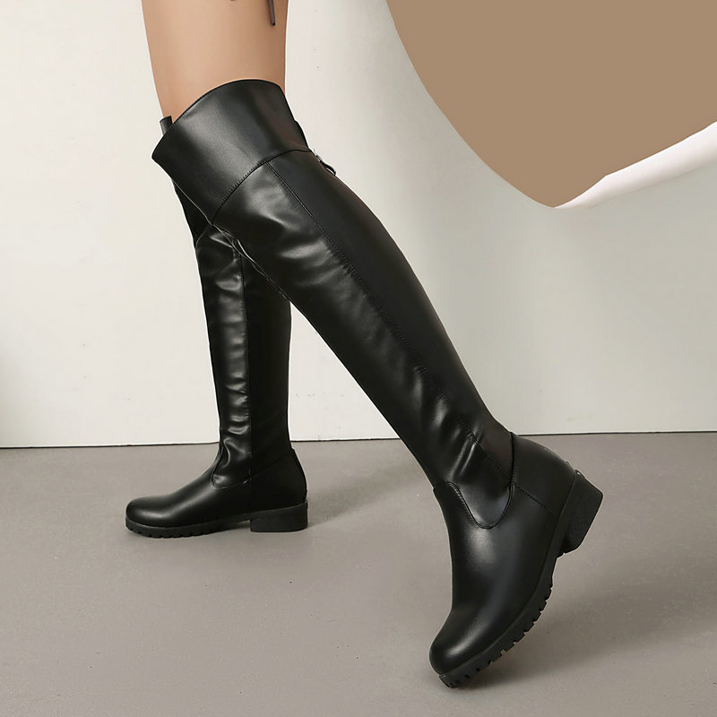 Damskie kozaki do kolan z zamk – Women'S Fashion Riding Boots recenzja i cena