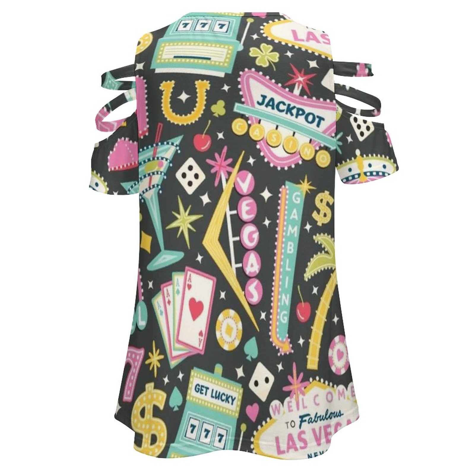 Viva Las Vegas T-Shirt damski  – Women Fashion Vector recenzja i cena