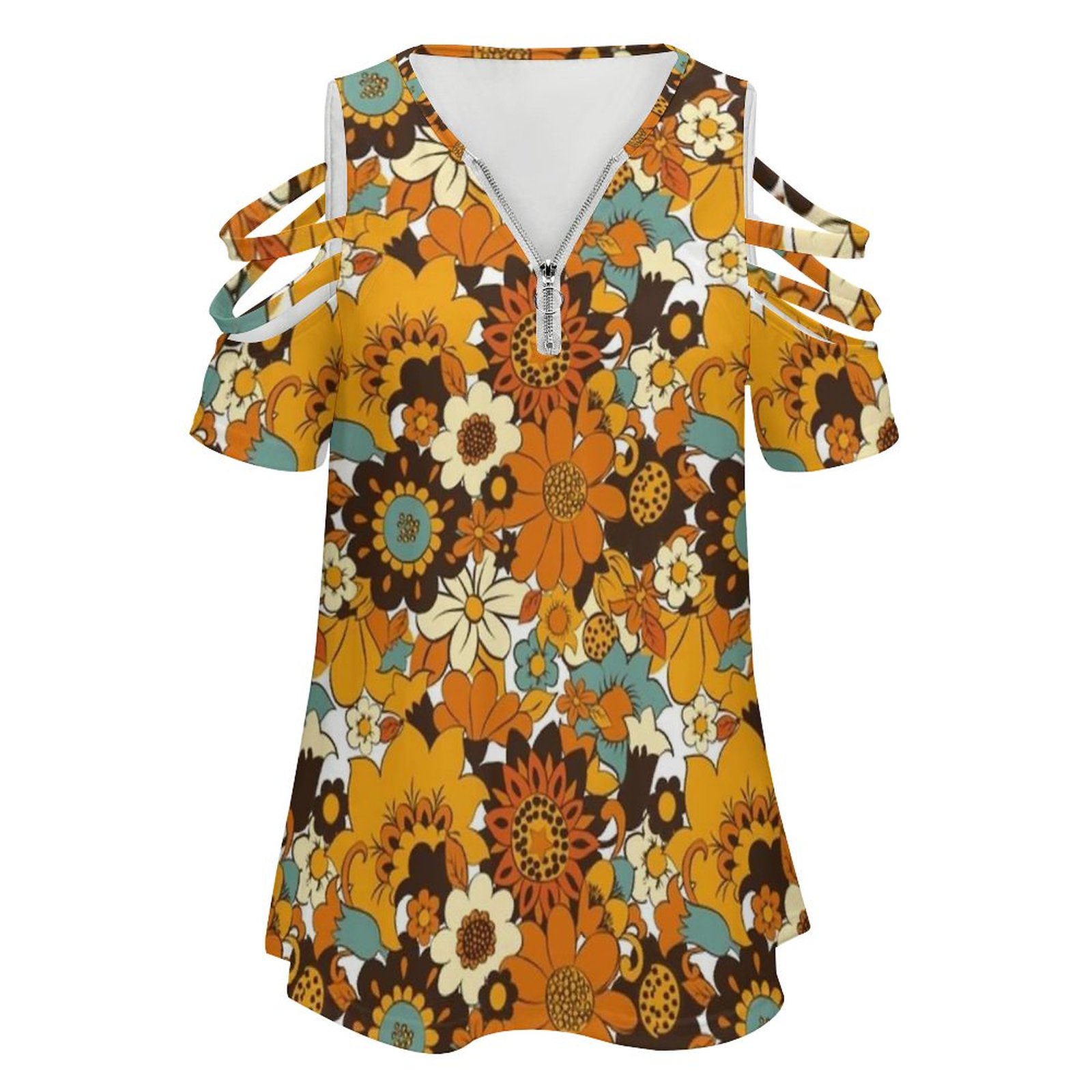 70S 60S Retro kwiat moc, kwiat – Women'S Fashion In The 60S recenzja i cena
