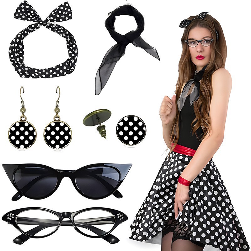 Zestaw akcesoriów na karnawał  – Women'S Fashion In The 1950S recenzja i cena