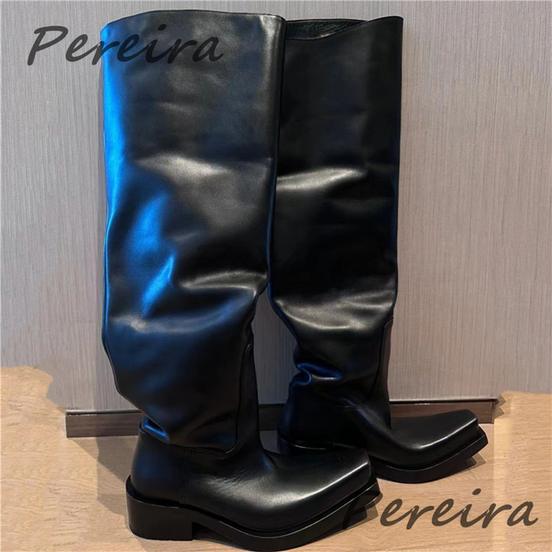 Grube Botki za Kolano dla Kobi – Women'S Fashion Riding Boots recenzja i cena
