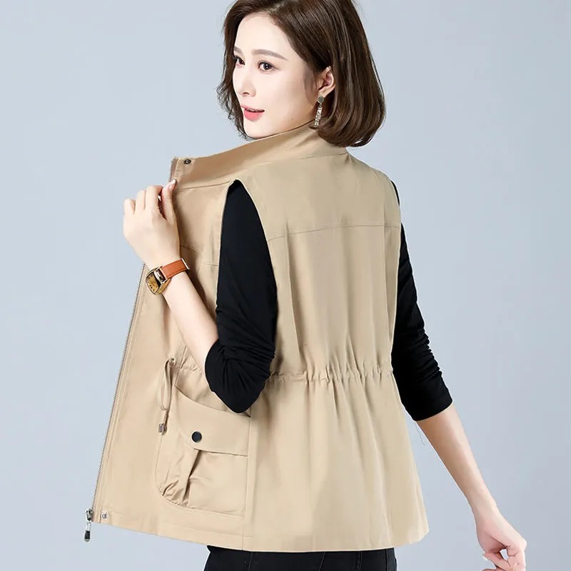 Damska lekka kamizelka ze stój – Women'S Fashion Gilet recenzja i cena
